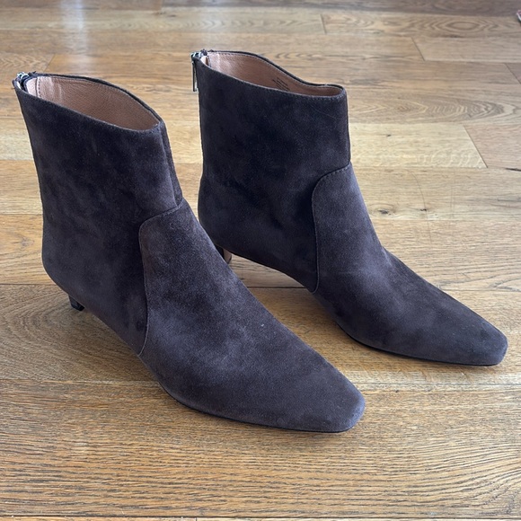 Madewell • Dimes Kitten Heel • Turkish coffee suede • sz11 - Picture 1 of 8